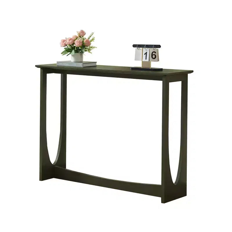 Kings Brand Furniture Console Table étroite 2 niveaux rectangulaire moderne Table de canapé pour entrée, couloir, salon