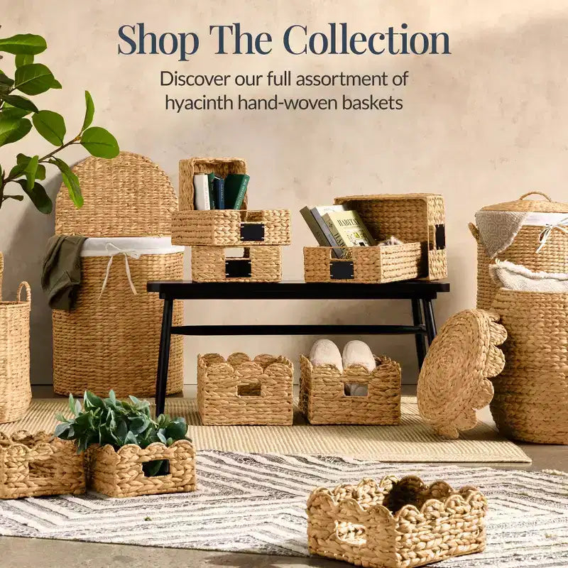 Panier à linge Best Choice Products avec couvercle, panier à linge tressé à la main, avec doublure amovible et poignées intégrées