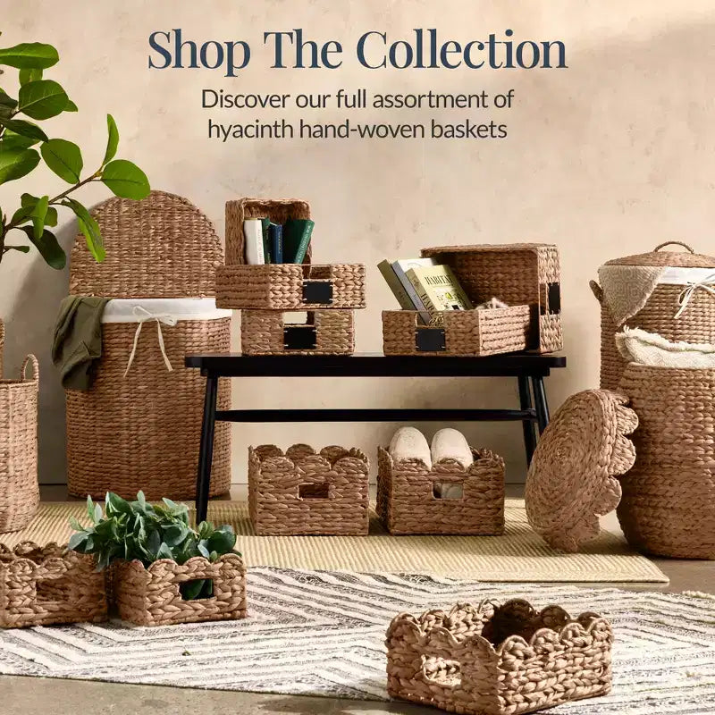 Panier à linge Best Choice Products avec couvercle, panier à linge tressé à la main, avec doublure amovible et poignées intégrées