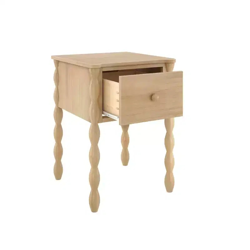 Table de chevet Jenny Lind à 1 tiroir (456x456/18x18)