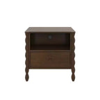Table de chevet Jenny Lind Cubby avec 1 tiroir et prise électrique