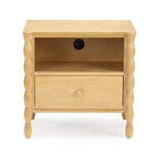 Table de chevet Jenny Lind Cubby avec 1 tiroir et prise électrique