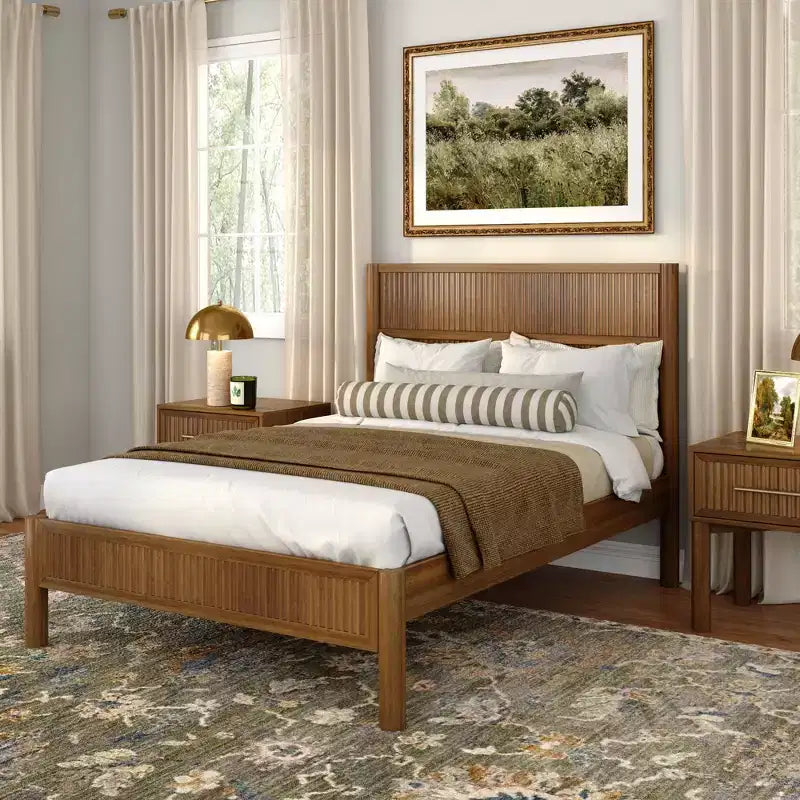 Sera Fluted Full Bed