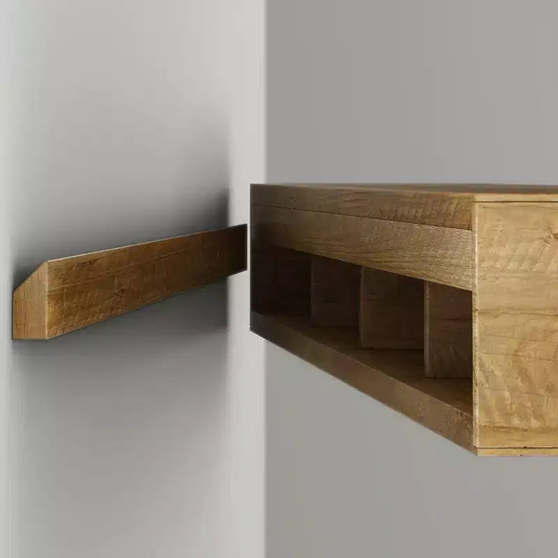 Étagère flottante rustique/Poutre de cheminée (72 po / 1829 mm)