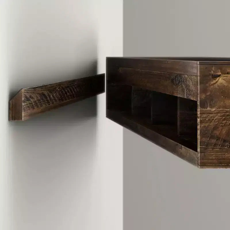 Étagère flottante rustique/Poutre de cheminée (72 po / 1829 mm)