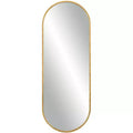 Uttermost Varina 60 x 22 Tall Oval Gold Mirror