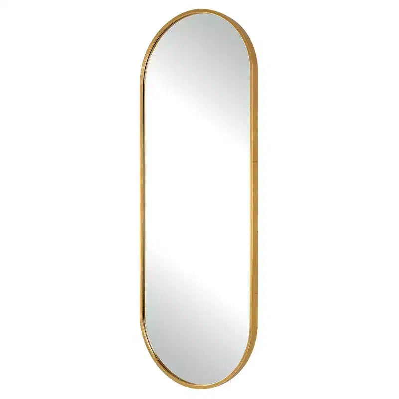 Miroir ovale haut Uttermost Varina 60 x 22 en or