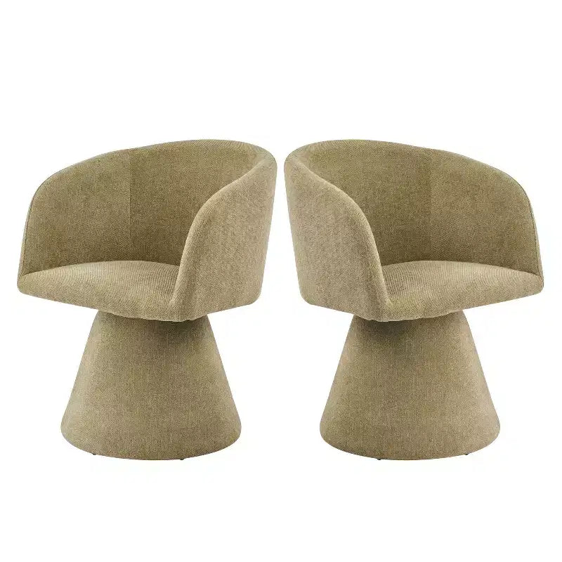 Christopher Knight Home Chai, chaises de salle à manger modernes rembourrées en métal pivotantes à 180° (Lot de 2)
