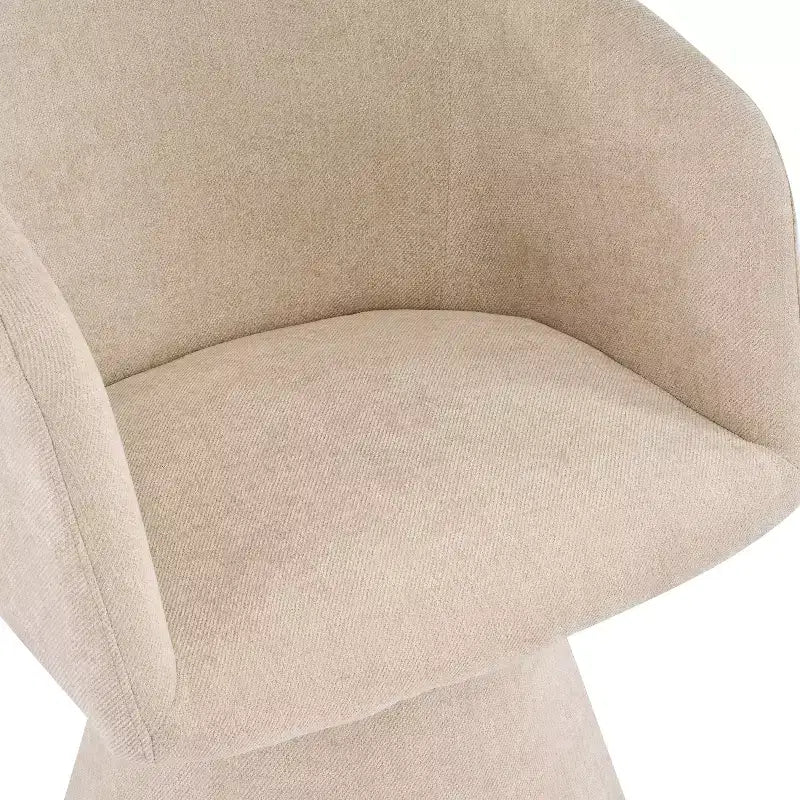 Christopher Knight Home Chai, chaises de salle à manger modernes rembourrées en métal pivotantes à 180° (Lot de 2)