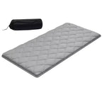 VEVOR Japanese Tatami Mat, Twin Size Foldable Japanese Tatami Mattress, Futon Mattress with Storage Bag, 9-Layer Floor Mat, 80 x 39 x 2.5 in, Gray