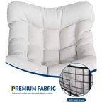 Ensemble de fauteuils à bascule surdimensionnés avec pouf, en osier tressé à la main, coussin moelleux, fauteuil de jardin ergonomique, pour patio, balcon, chambre à coucher, salon