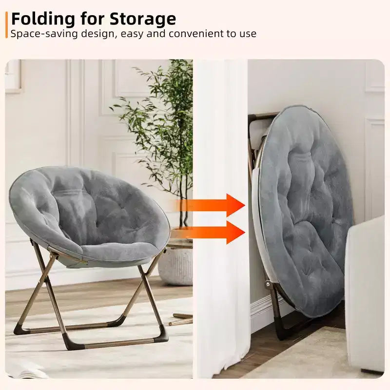 Grande chaise pliante confortable à fleurs pour adultes, fauteuil rembourré en coton avec cadre en métal pour chambre, salle de jeux et petits espaces