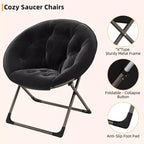 Grande chaise pliante confortable à fleurs pour adultes, fauteuil rembourré en coton avec cadre en métal pour chambre, salle de jeux et petits espaces