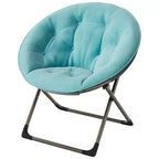 Grande chaise pliante confortable à fleurs pour adultes, fauteuil rembourré en coton avec cadre en métal pour chambre, salle de jeux et petits espaces