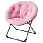 Grande chaise pliante confortable à fleurs pour adultes, fauteuil rembourré en coton avec cadre en métal pour chambre, salle de jeux et petits espaces