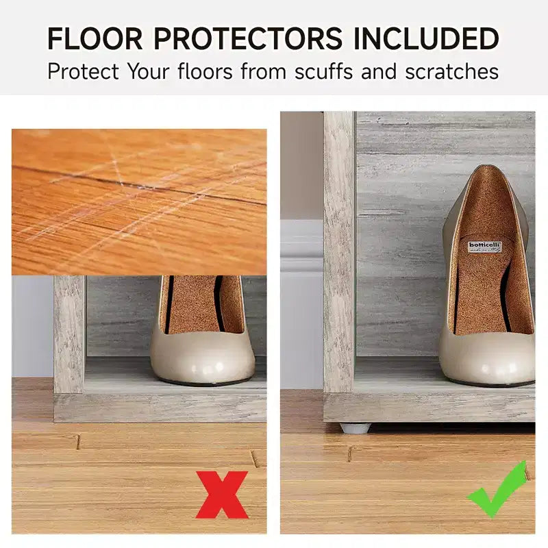 Banc à chaussures d'entrée multifonctionnel avec rangement et siège rembourré - Étagère réglable à 3 niveaux, 10 compartiments - Convient pour l'entrée, la chambre, le salon