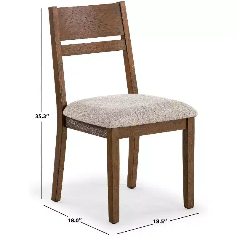 Chaise de salle à manger en bois Bellalexa (lot de 2) - SFV2180 - Safavieh Couture