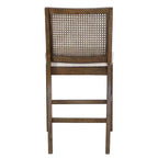 Tabourets de comptoir rembourrés Christopher Knight Home Maris en rotin tressé et hévéa style campagne française (Lot de 2)