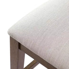 Tabourets de comptoir rembourrés Christopher Knight Home Maris en rotin tressé et hévéa style campagne française (Lot de 2)