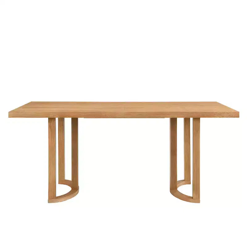 Christopher Knight Home Evat Table à manger rectangulaire 6 places moderne en bois d'hévéa 69