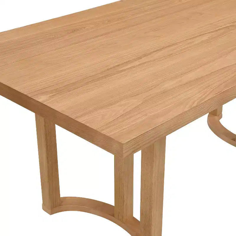 Christopher Knight Home Evat Table à manger rectangulaire 6 places moderne en bois d'hévéa 69