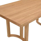 Christopher Knight Home Evat Table à manger rectangulaire 6 places moderne en bois d'hévéa 69