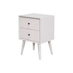 Table de chevet Flynn, Blanc