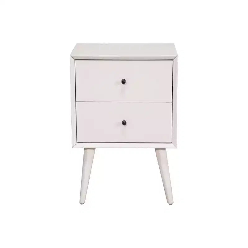 Table de chevet Flynn, Blanc
