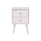 Table de chevet Flynn, Blanc