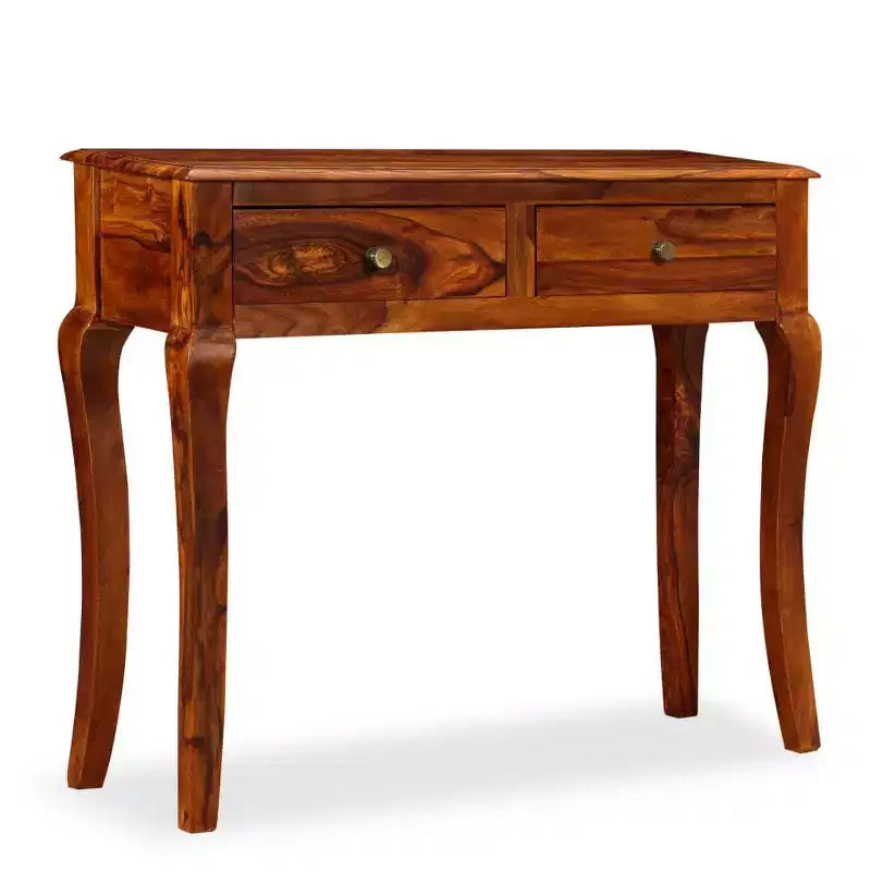 vidaXL Console Table Bois d'acacia Bois massif naturel Acacia moyen - Marron