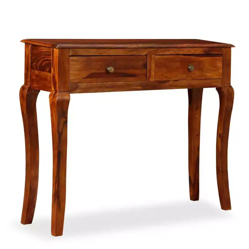 vidaXL Console Table Bois d'acacia Bois massif naturel Acacia moyen - Marron