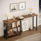 Table d'appoint rotative à 360° avec station de charge et sac de rangement, table de canapé mobile pivotante avec 6 roues verrouillables, table d'appoint mobile pour chambre et salon