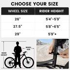 Vélo tout terrain NAYSAYE 26 pouces 21 vitesses pour adulte avec cadre en acier à haute teneur en carbone et double frein à disque mécanique, 67*26,5*38