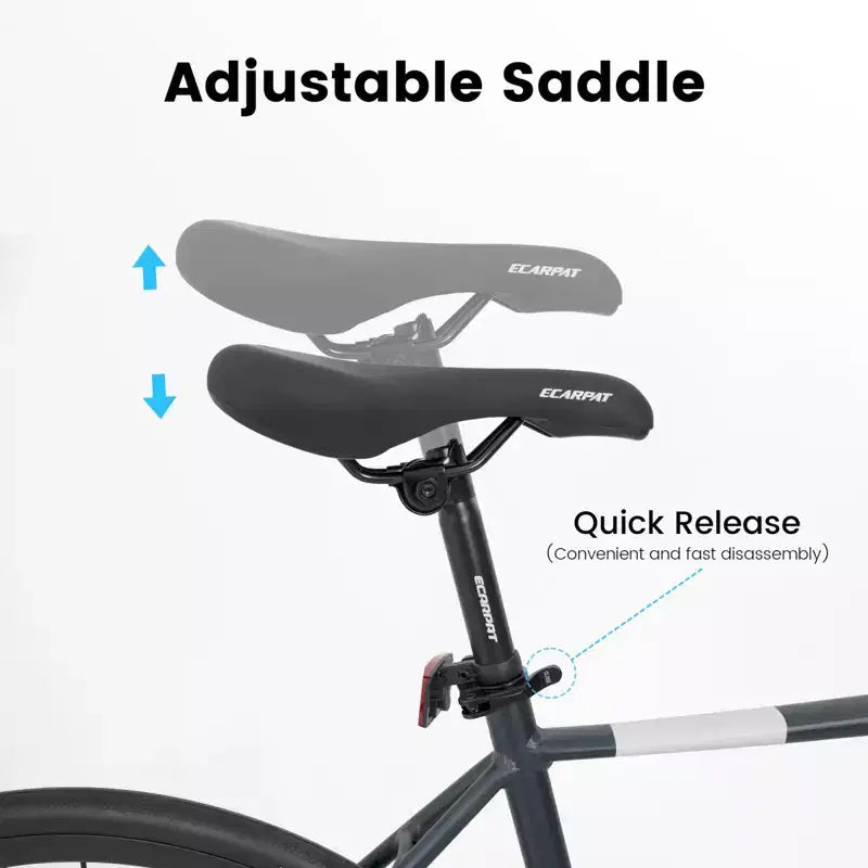 Vélo de route NAYSAYE 700C, 16 vitesses, cadre léger en aluminium avec double freins à disque pour hommes et femmes, 68*18*37.5