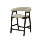Chaises de comptoir Cove, noir vintage (lot de 2)