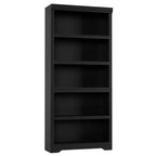 Étagère de style rustique à 5 niveaux, bibliothèque haute de 175 cm avec étagères réglables et conception antidérapante, étagère de rangement ouverte pour bureau à domicile, salon