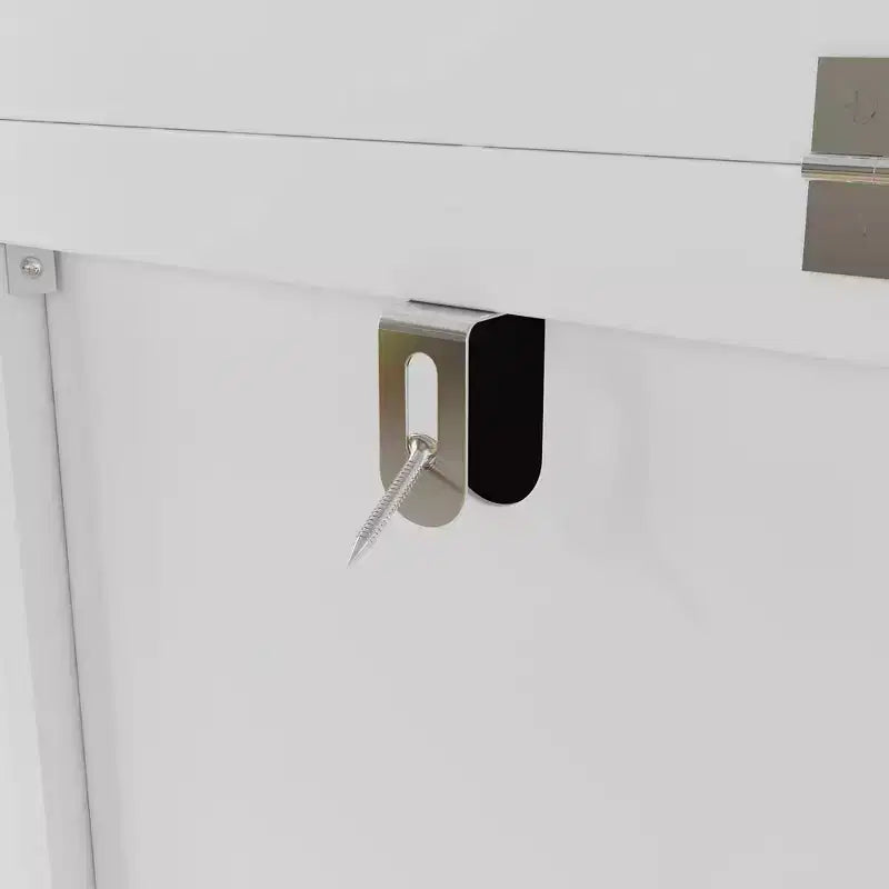Commode à langer blanche Famapy - Organisateur de chambre d'enfant spacieux avec tiroirs et armoires pour couches, vêtements et jouets