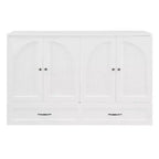 Lit escamotable moderne Luxystar Queen en rotin avec grand tiroir pour salon et chambre d'amis