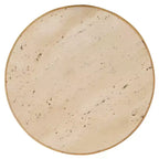 Table d'appoint Wilma Wood/Marble - Naturel - SEI