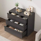 30 3-Drawer Tall Nightstand - Modern Bedside Table & End Table with Large Storage and Anti-Tip Kit for Bedroom & Living Room