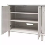 Buffet GDFStudio Abigail en bois rustique avec étagères réglables