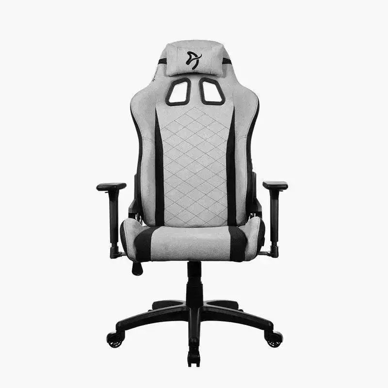 Chaise de bureau et de jeu Arozzi Avanti en tissu doux avec oreillers de soutien doux pour le cou et les lombaires