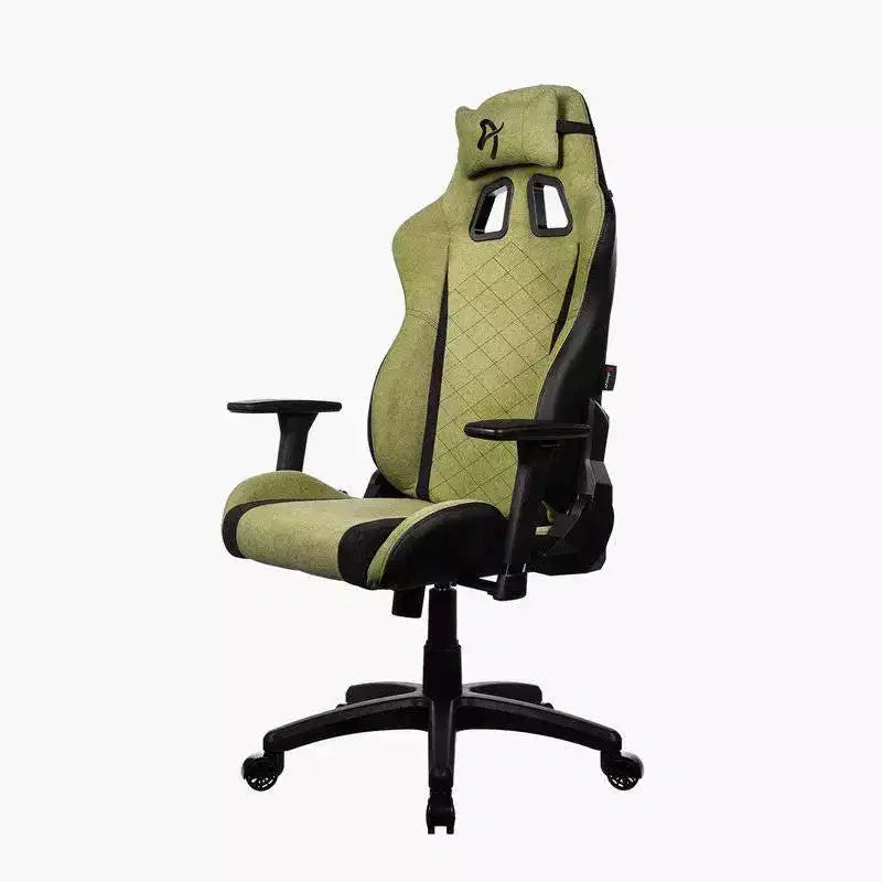 Arozzi Avanti Soft Fabric Office and Gaming Chair with Soft Neck and Lumbar Support Pillows