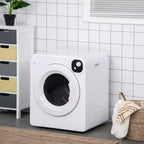 Sèche-linge compact 1300W Sèche-linge portable avec tambour en acier inoxydable de 3,2 pi³ à chargement frontal