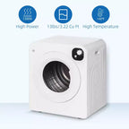 Sèche-linge compact 1300W Sèche-linge portable avec tambour en acier inoxydable de 3,2 pi³ à chargement frontal