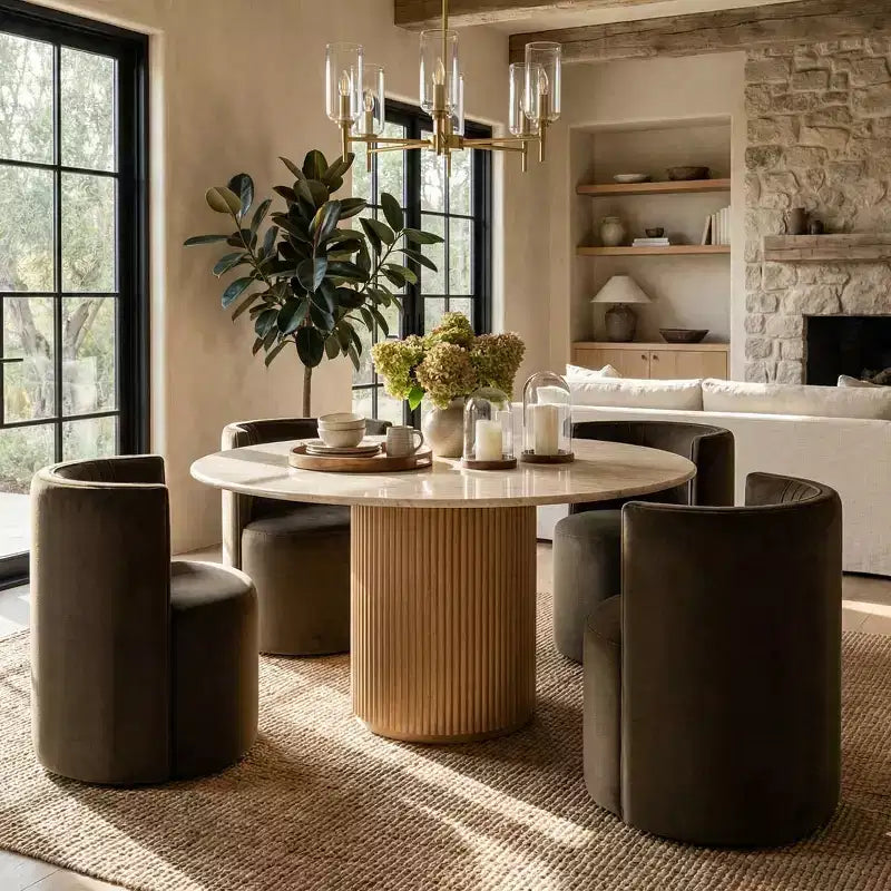 Lot de 2 chaises de salle à manger pivotantes à 360° modernes, chaises de salle à manger sans accoudoirs en velours avec dossier incurvé pour salle à manger ou salon - Panipeachy
