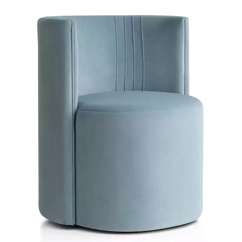 Lot de 2 chaises de salle à manger pivotantes à 360° modernes, chaises de salle à manger sans accoudoirs en velours avec dossier incurvé pour salle à manger ou salon - Panipeachy