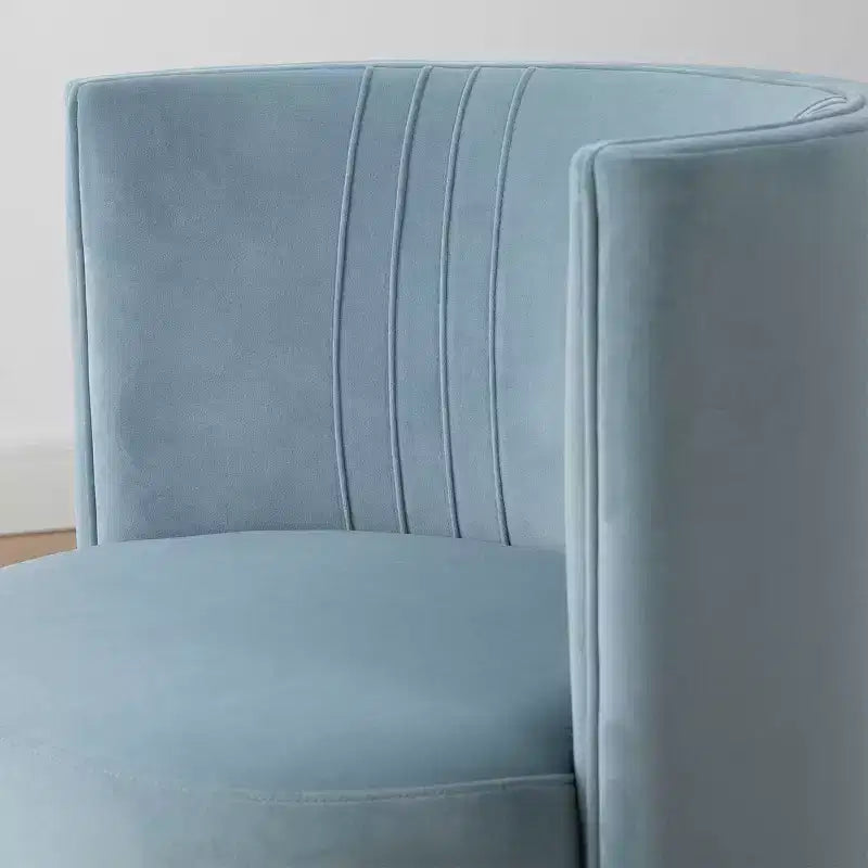 Lot de 2 chaises de salle à manger pivotantes à 360° modernes, chaises de salle à manger sans accoudoirs en velours avec dossier incurvé pour salle à manger ou salon - Panipeachy