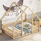 Cadre de lit Queen MAYEERTY Rangement sous le lit Conception silencieuse Métal robuste
