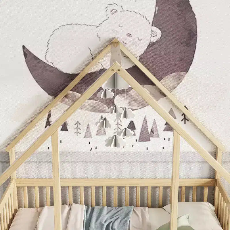 Cadre de lit Queen MAYEERTY Rangement sous le lit Conception silencieuse Métal robuste